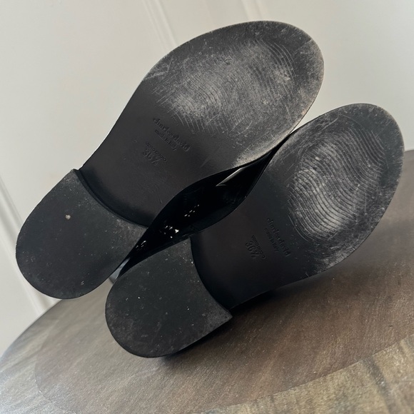 Charles David Whistler Black Leather Studded Moto Boots - Size 6 - EUC - Picture 8 of 10